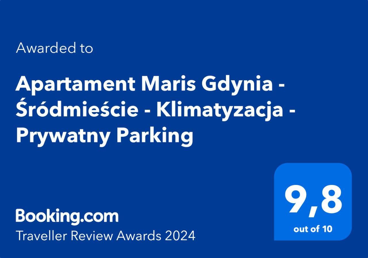 Apartament Maris Gdynia - Srodmiescie - Klimatyzacja - Prywatny Parking المظهر الخارجي الصورة